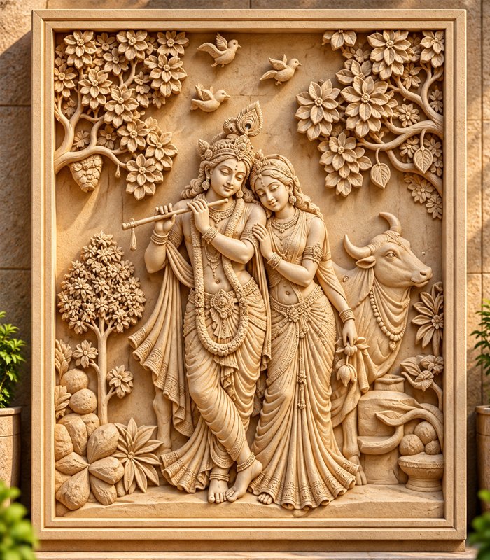 Mahalaxmi Stone Carving Process